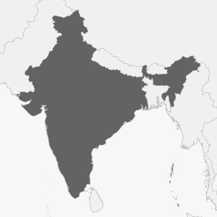 geo image of India
